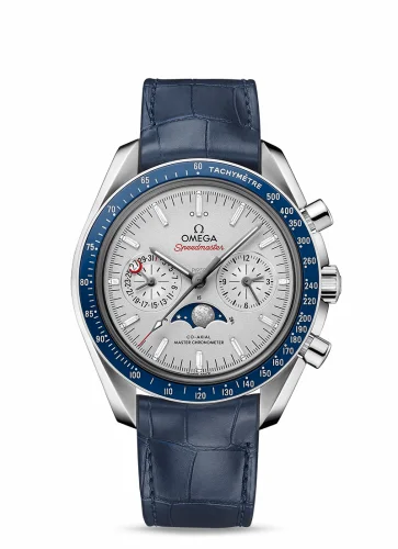 Omega Speedmaster Moonphase Chronograph Master Chronometer Platinum / Silver / Diamond 304.93.44.52.99.004 (30493445299004)